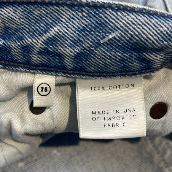 GRLFRND Karolina distressed high-rise slim-leg straight jeans Size 28 - Picture 11 of 13